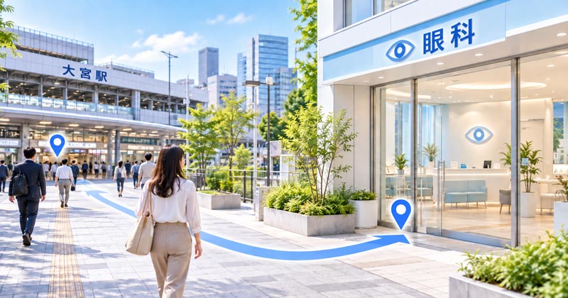 大宮駅から通院しやすいICLクリニック